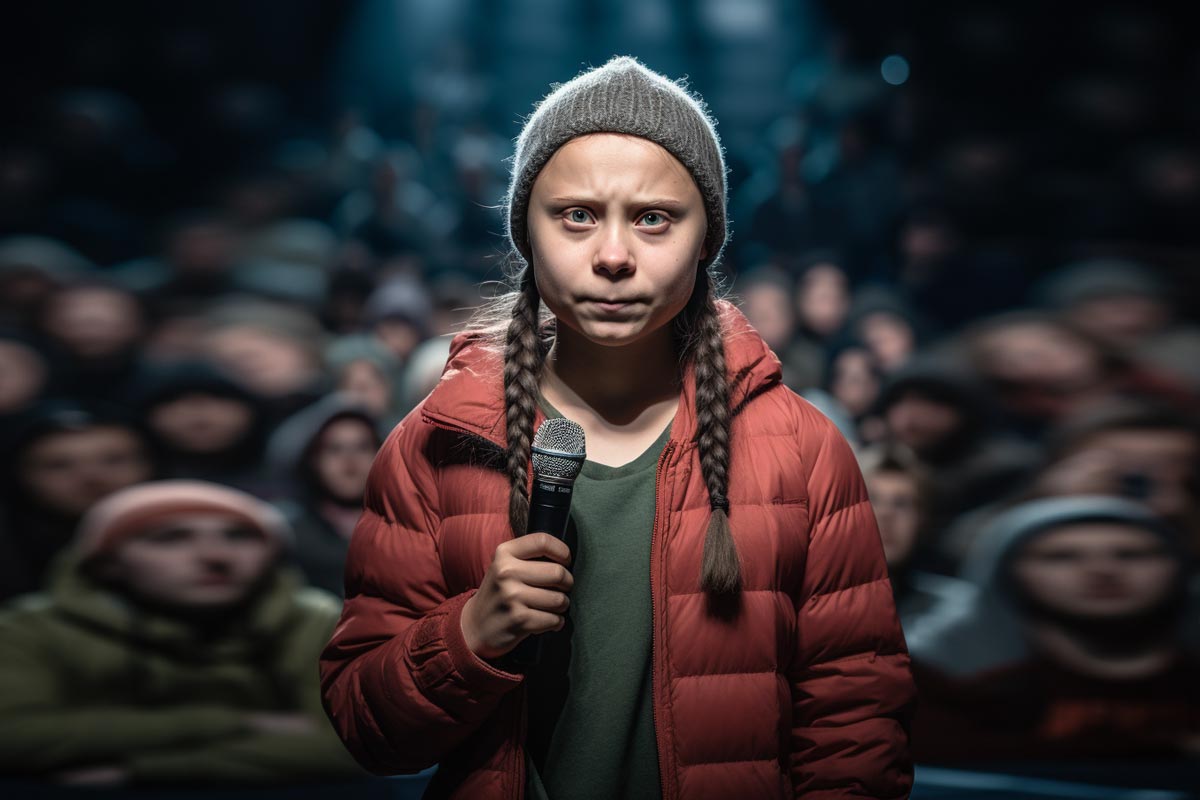 Greta Thunberg – Eine kleine Umwelt-Heldin im Einsatz
